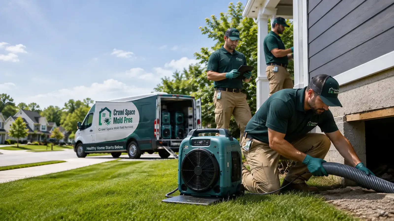 Crawl Space Mold Removal in Lakeville, IN
